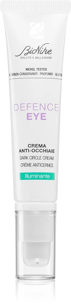 BioNike Defence Eye Uppljusande ögonkräm för att behandla mörka cirklar 15 ml