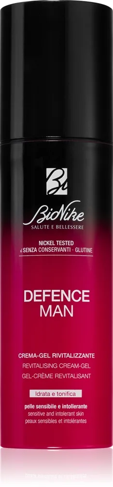 BioNike Defence Man energisoiva geelivoide herkälle ja intolerantille iholle 50 ml