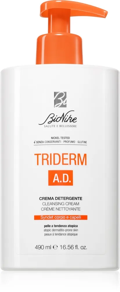 BioNike Triderm A. D. Rensecreme til atopisk hud 490 ml