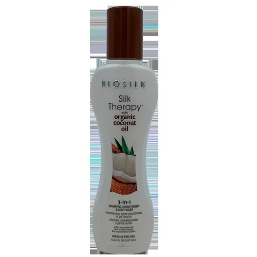 Biosilk Organic Coconut Oil 3-In-1 Shampoo 167 ml.