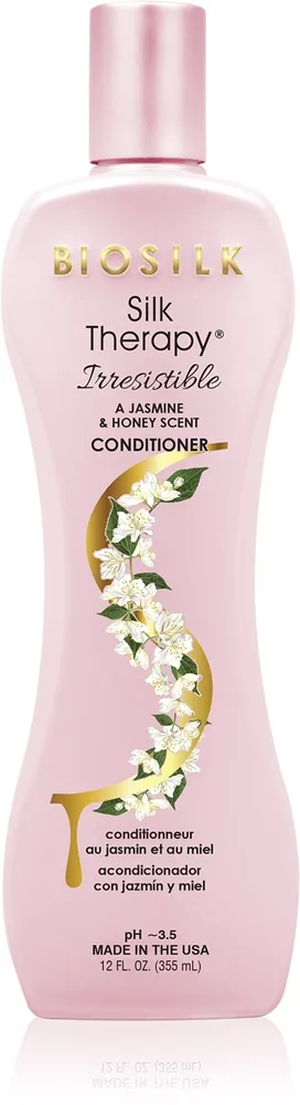 Biosilk Silk Therapy Irresistible Conditioner Genoprettende balsam for skinnende og blødt hår 355 ml