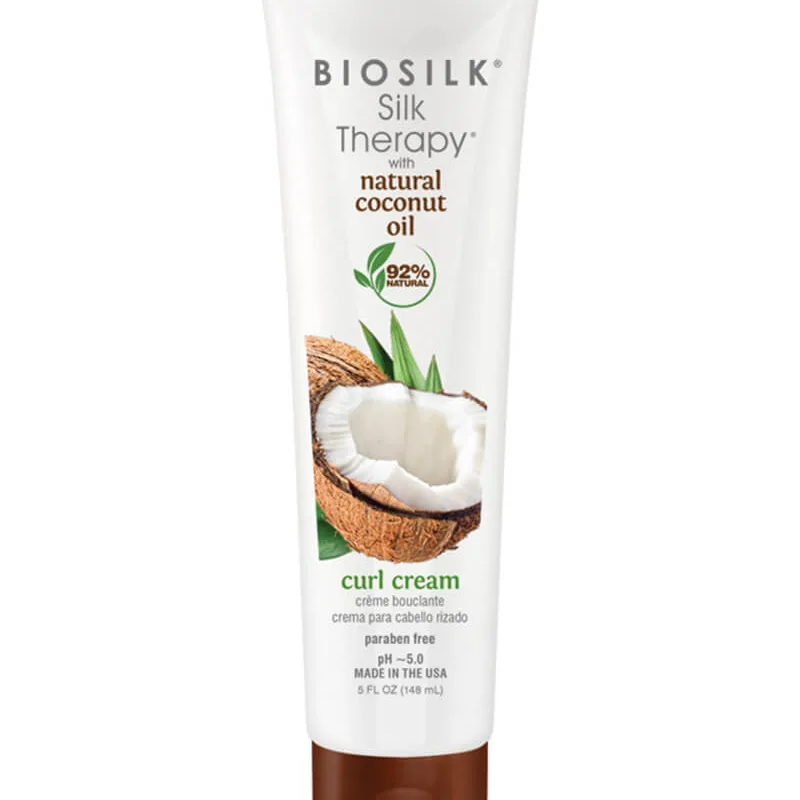 Biosilk Organic Coconut Oil Curl Cream 148 ml