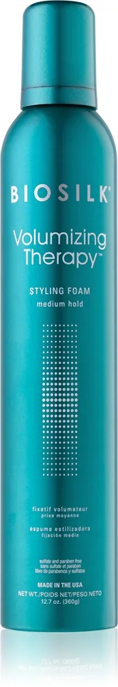 Biosilk Volumizing Therapy Styling Foam hiusvaahto keskivahva pito 360 g