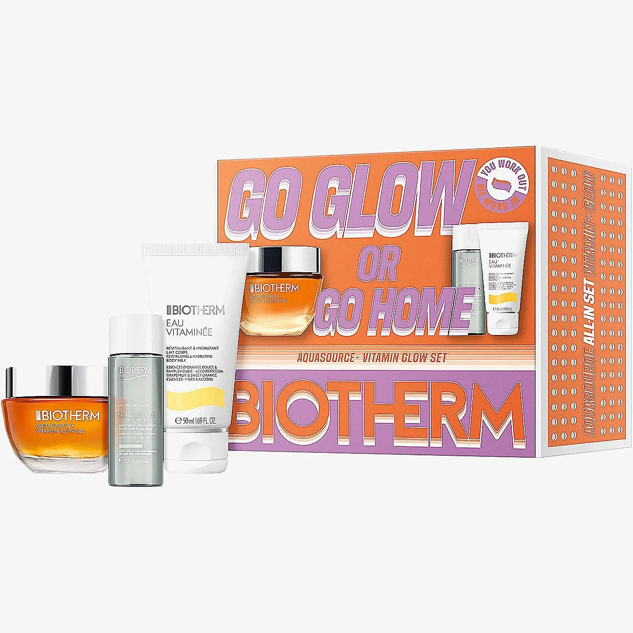 Biotherm Aquasource Vitamin Glow Gel lahjasetti naisille