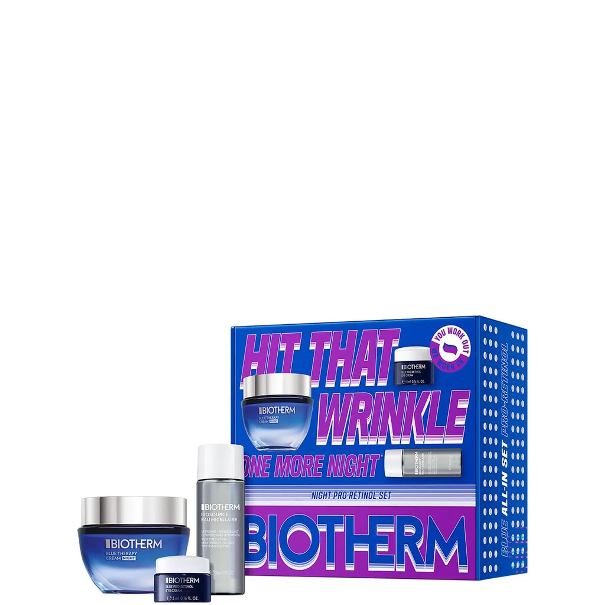 BIOTHERM Blue Therapy Night Cream Routine Set Kasvojenhoitosetti