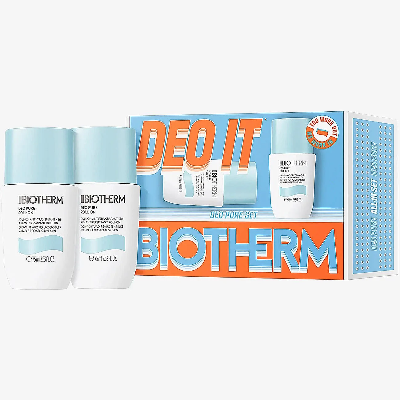 Biotherm Deo Pure Roll-On Duo Set 150 ml