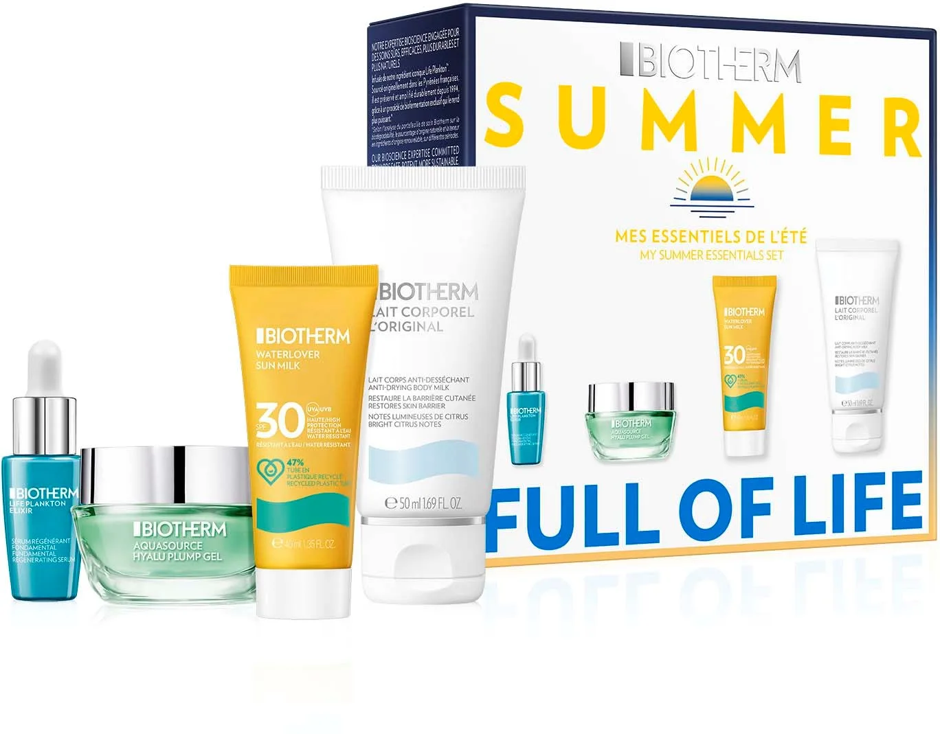 Biotherm Waterlover Sun Milk Summer Hydration Set