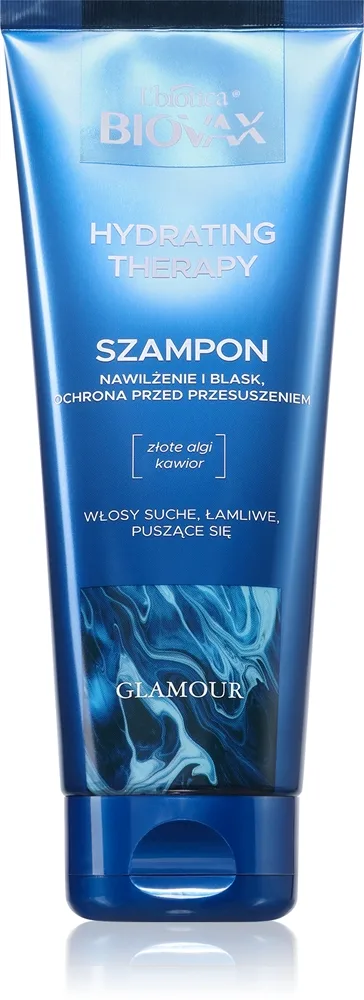 Biovax Glamour Hydrating Therapy Fugtgivende shampoo Til tørt og uregerligt hår 200 ml