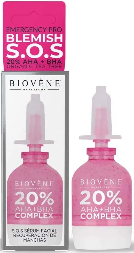 Biovène Blemish S.O.S Emergency-Pro 20% AHA & BHA + Organic Tea T