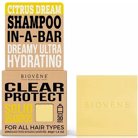 Biovène Clear Protect Citrus Dream Solid Shampoo Bar