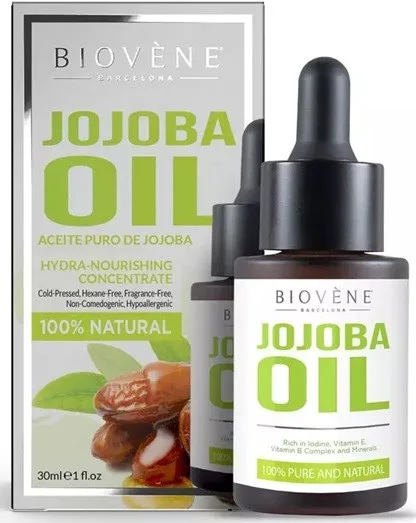 Biovène Star Collection Jojoba Oil Pure & Natural Invigorating Hydra-Nourishing 30 ml