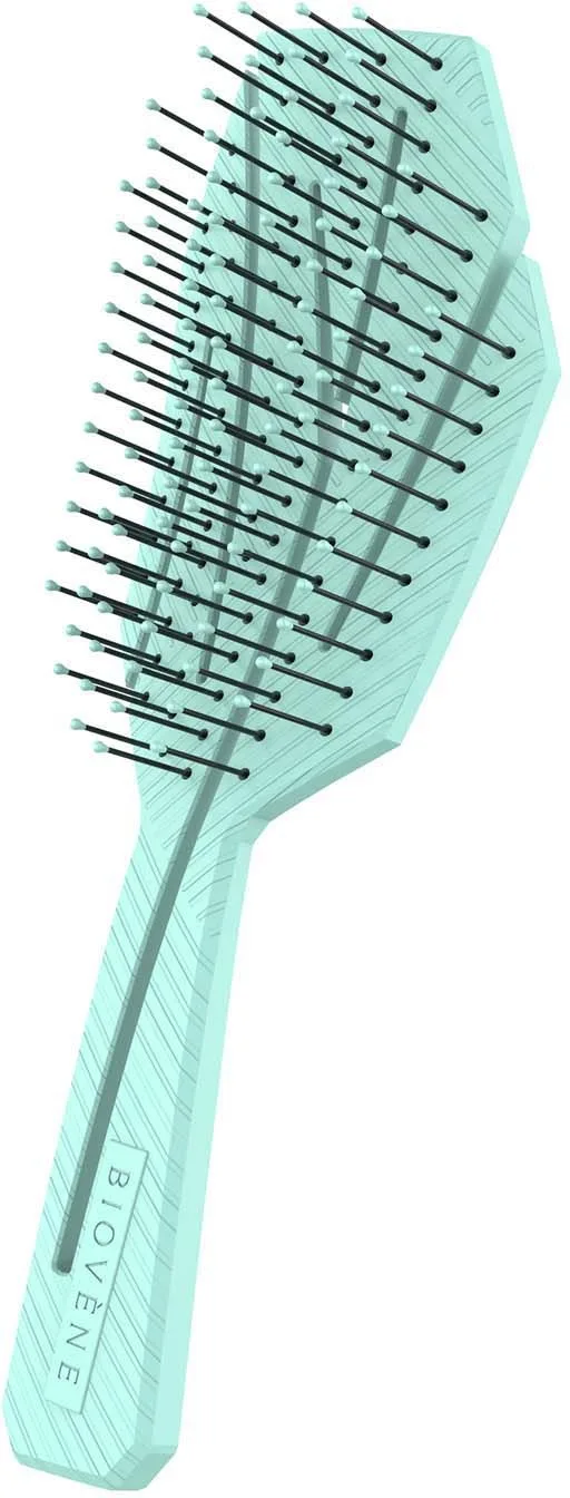 Biovène The conscious Detangling Brush, Mint Green Biodegradable Wet & Dry Brush
