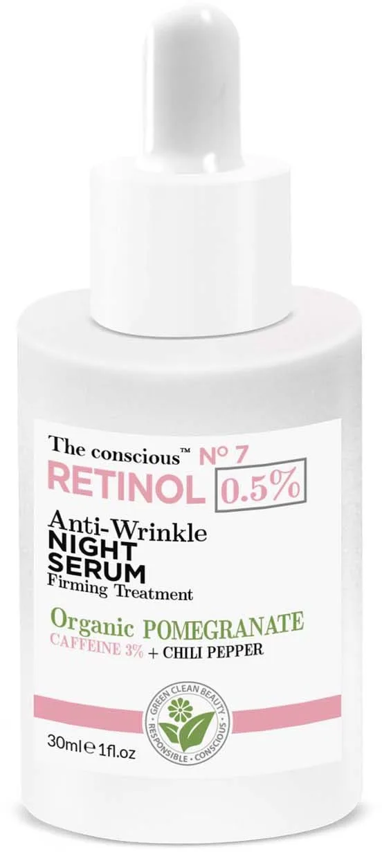 Biovène The Conscious Retinol Anti Wrinkle Night Serum Organic Po