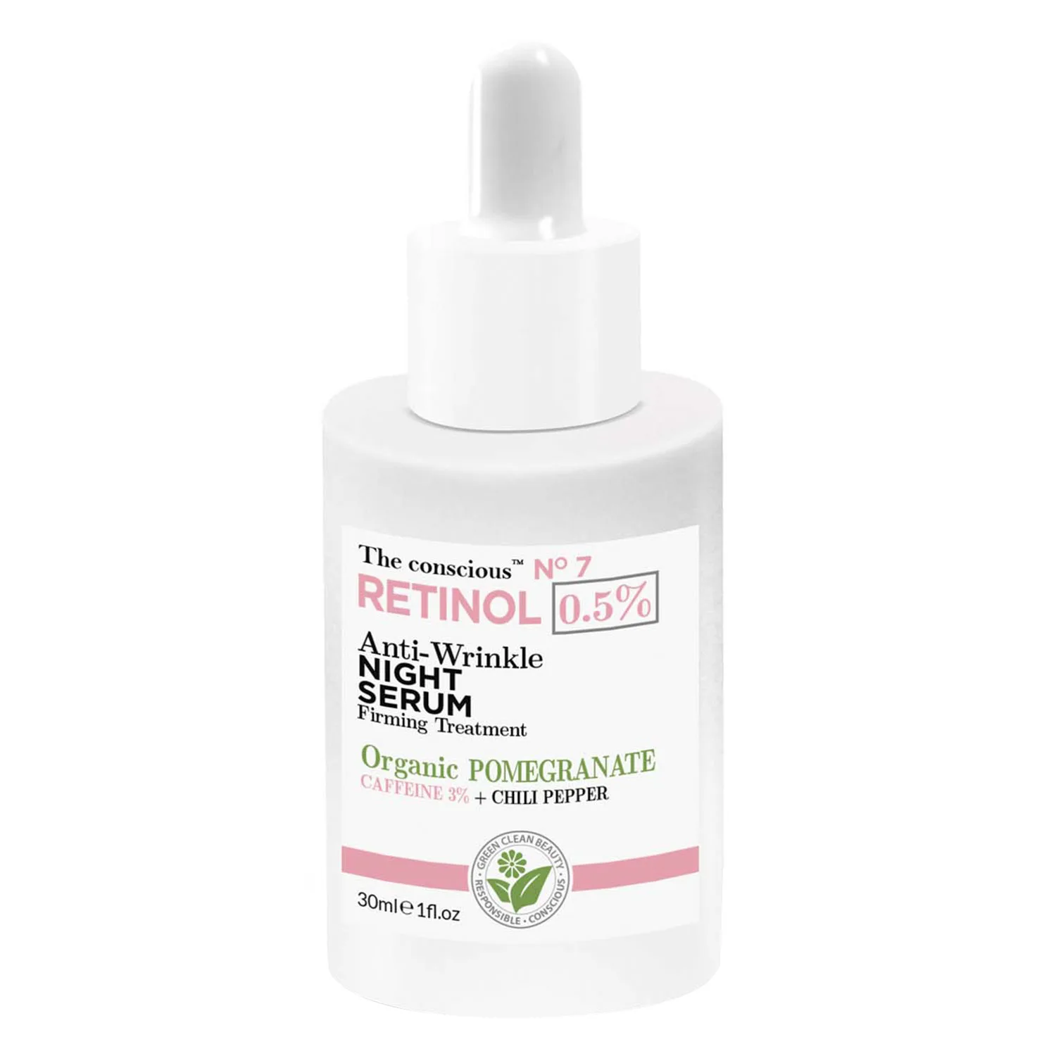 Biovène The conscious Retinol Anti-Wrinkle Night Serum Organic Pomegranate 30 ml