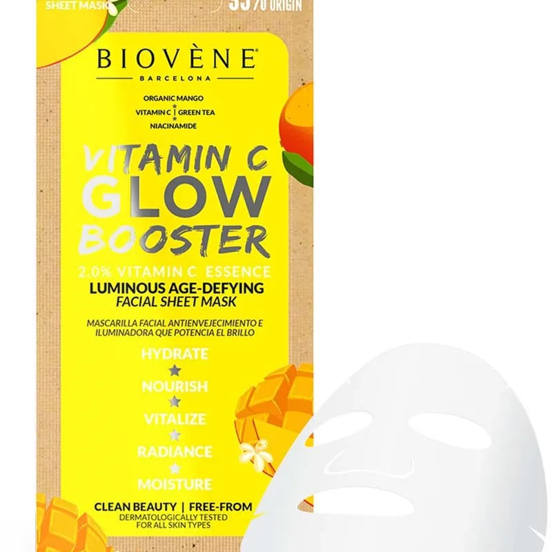 Biovène Vitamin C Glow Booste Sheet Mask 20 ml