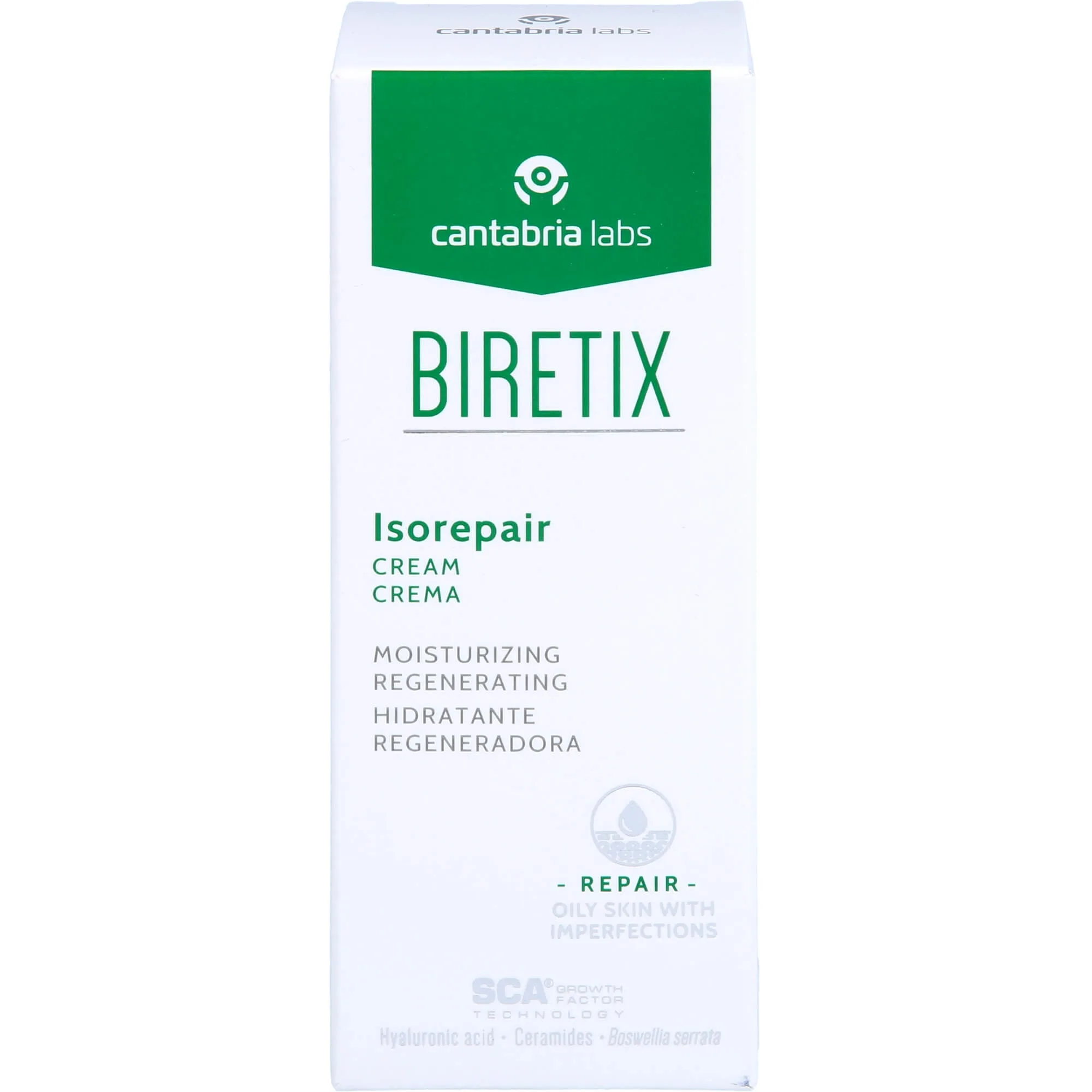 Biretix Isorepair Fuktgivande kräm med regenererande effekt 50 ml