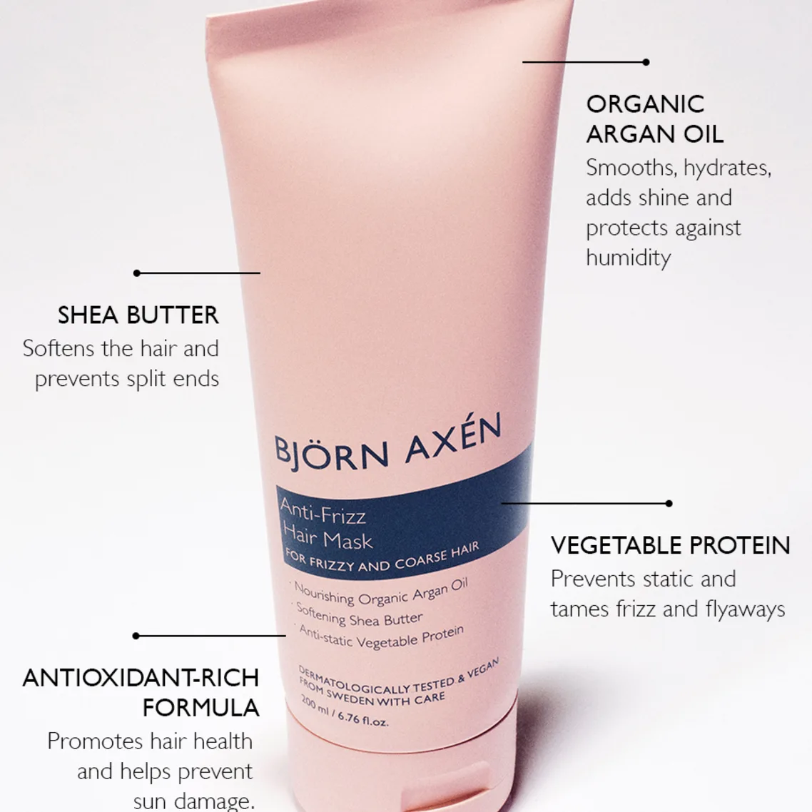 Köp 2 få 25% | Björn Axén Anti-Frizz Hair Mask 200 ml
