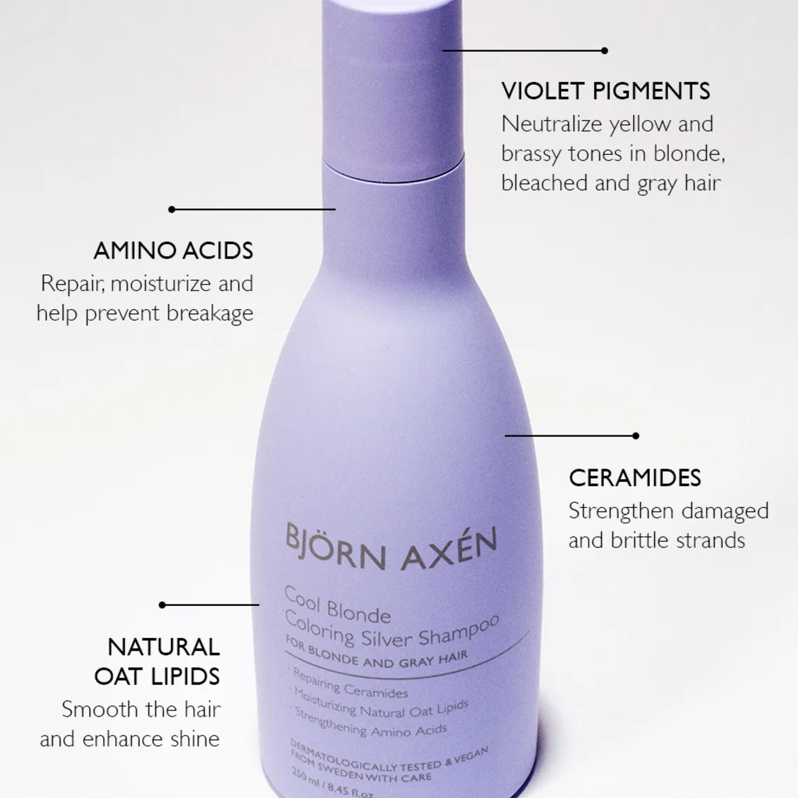 Köp 2 få 25% | Björn Axén Cool Blonde Coloring Silver Shampoo 250 ml