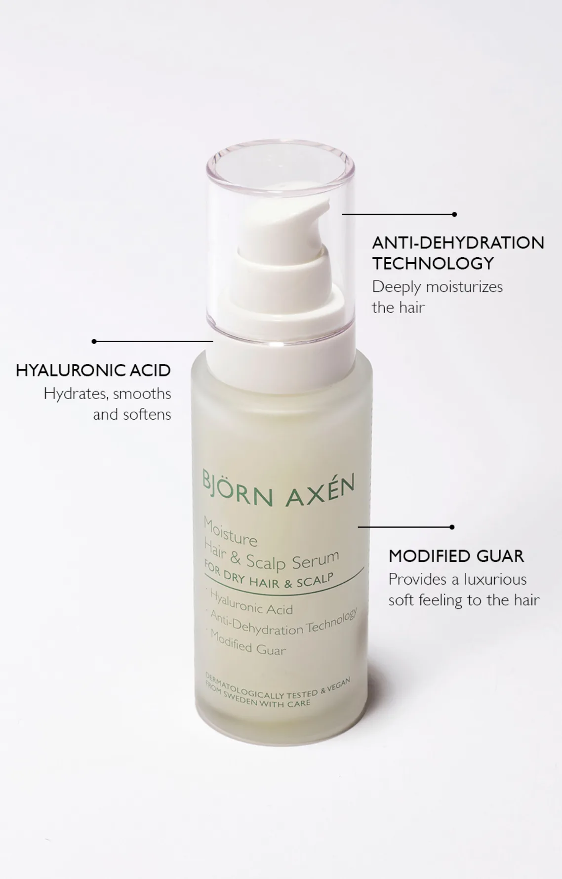 Björn Axén Moisture Hair & Scalp Serum - Nude - 60 ML