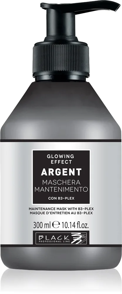 Black Professional Line Line Argent Mask Regenererande hårmask 300 ml