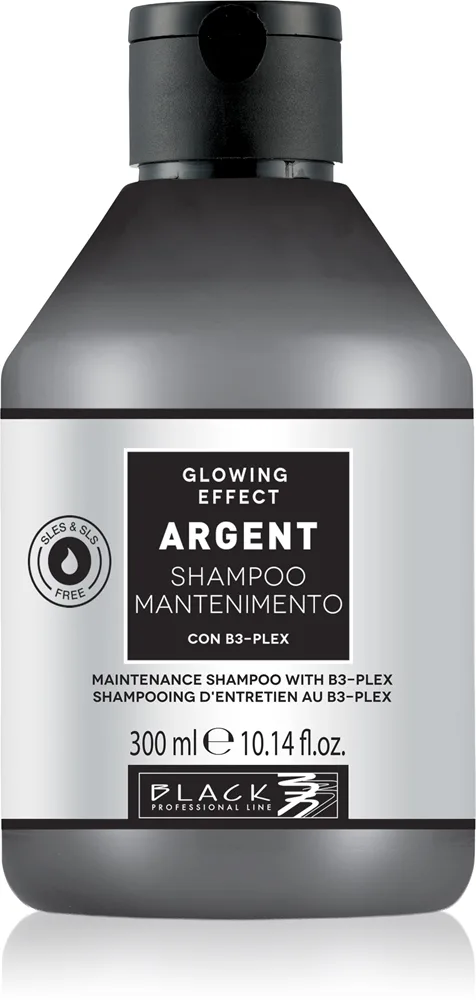 Black Professional Line Line Argent Shampoo Stärkande schampo för skadat hår För glanslöst hår 300 ml
