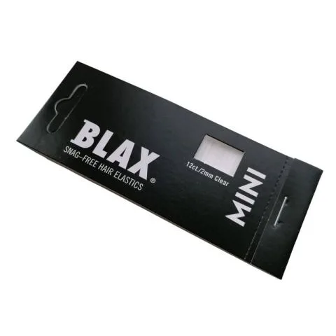 Blax - Snag-Free Hår Elastik Mini CLEAR 2mm 8 stk.