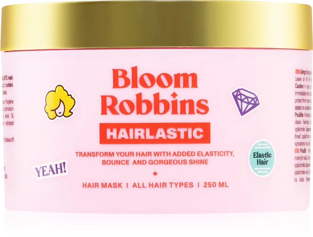 Bloom Robbins Hårlastisk maschera for regenererende og fuktighetsgivende hår 250 ml