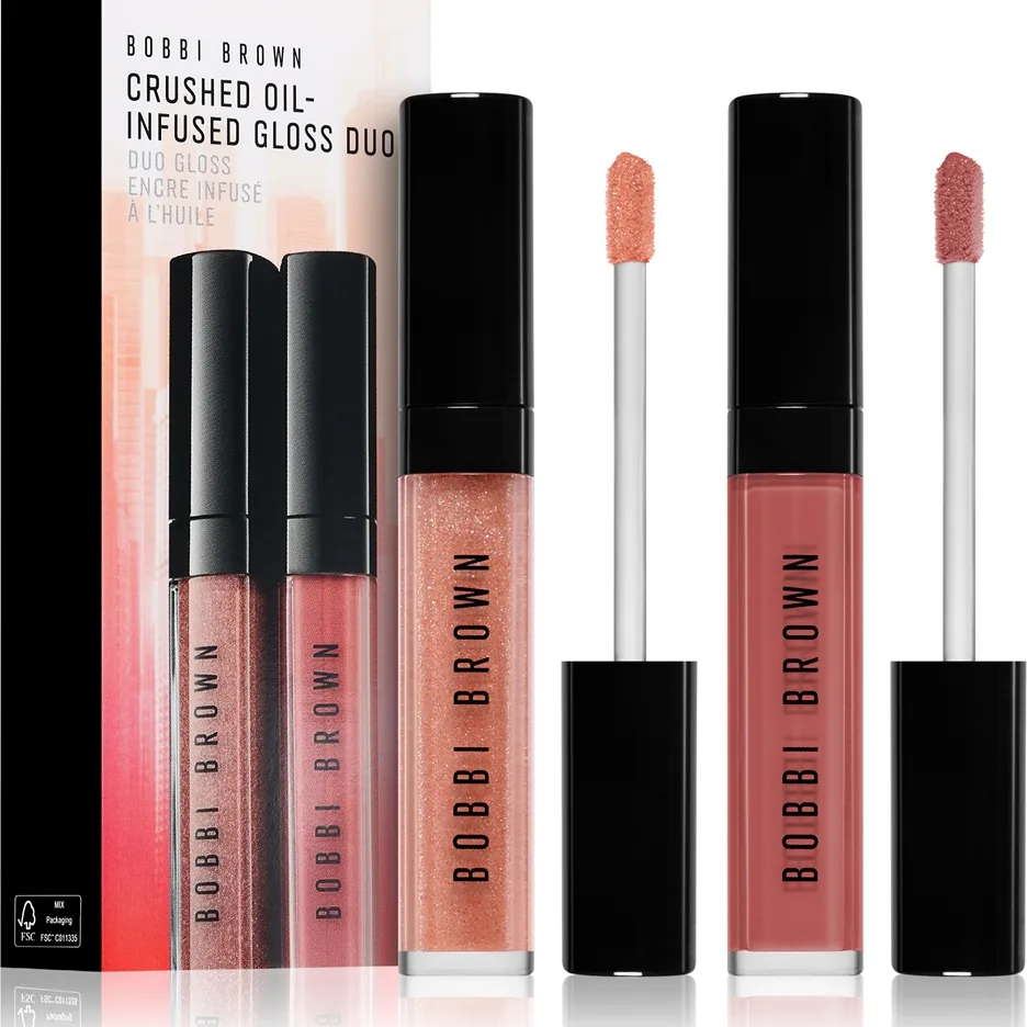 Bobbi Brown Crushed Oil-Infused Gloss Duo Presentförpackning för läppar