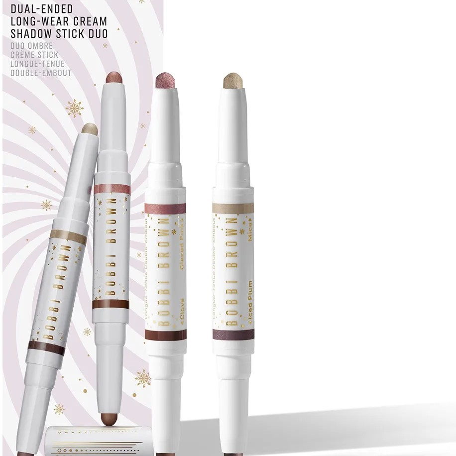 Bobbi Brown Holiday Dual-Ended Long-Wear Cream Shadow Stick Duo Långvarig ögonskugga i penna presentset