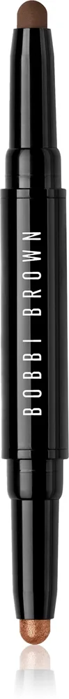 Dual-Ended Long-Wear Cream Shadow Stick Milk Chocolate/Midnight Brown