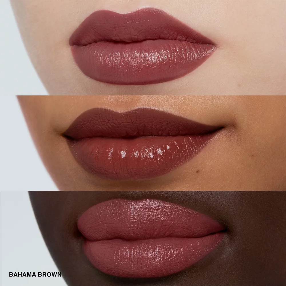 Bobbi Brown Luxe Lipstick Luxurious Lipstick med återfuktande effekt Skugga Bahama Brown 3.8 g