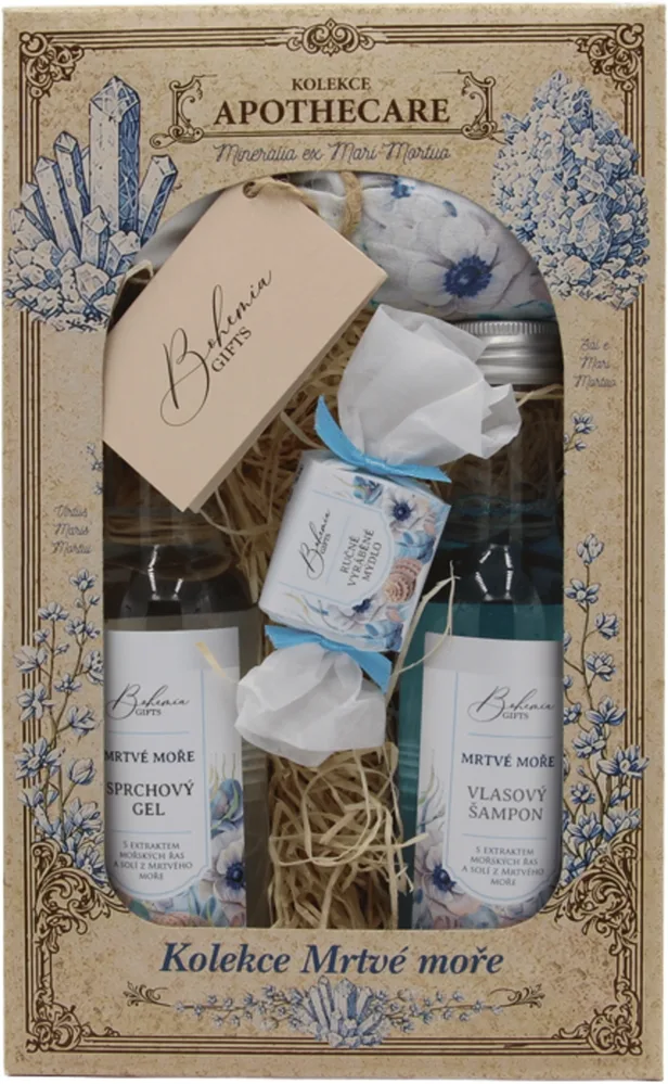 Bohemia Gifts Apothecare Dead Sea Salt Geschenkset für das Bad