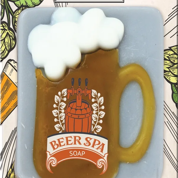 Bohemia Gifts & Cosmetics Beer Spa Handgjord tvål Med glycerol 85 g