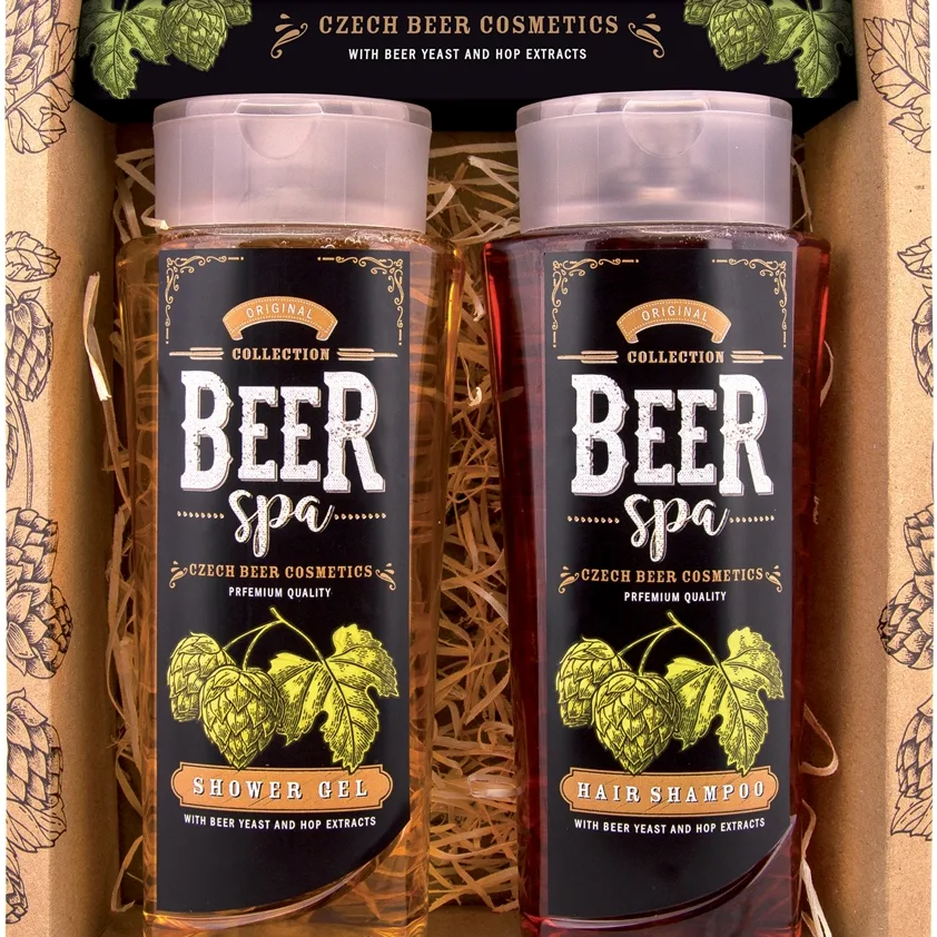 Bohemia Gifts Beer Spa Presentförpackning för dusch för män