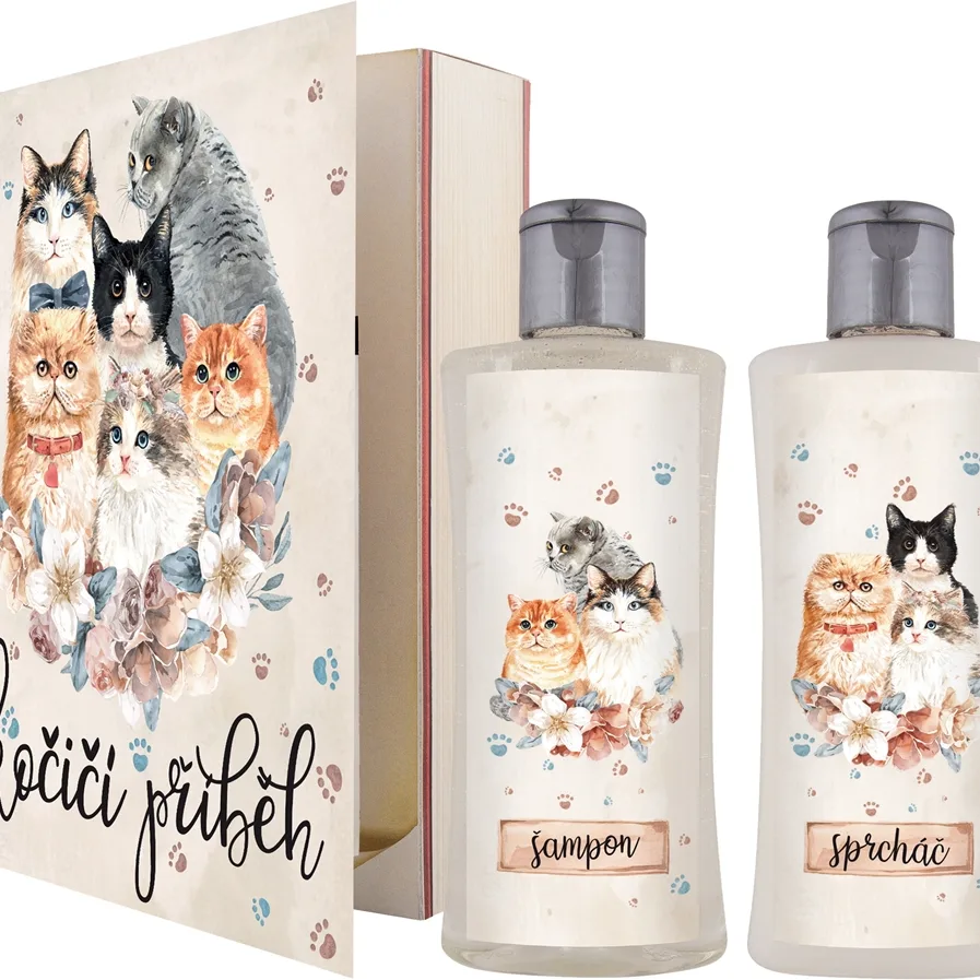 Bohemia Gifts Book Cat's Tale Presentförpackning