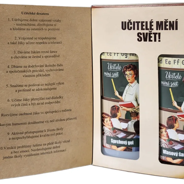 Bohemia Gifts & Cosmetics Book Teachers Change the World Presentförpackning