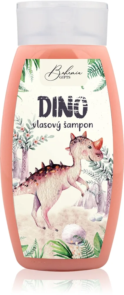 Bohemia Gifts Dino Strawberry Hårschampo för barn 250 ml