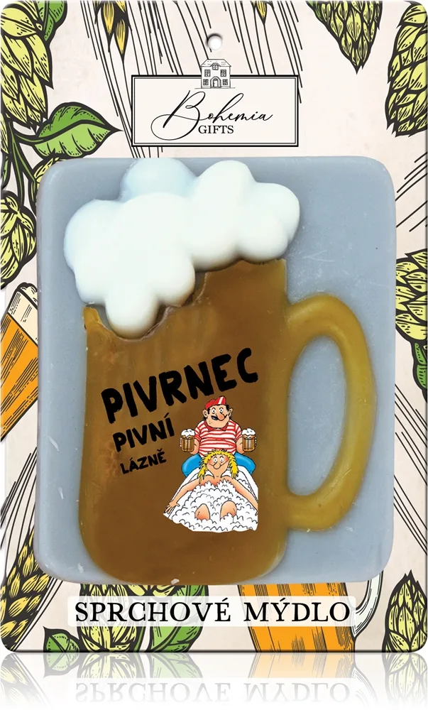 Bohemia Gifts & Cosmetics Handmade Pivrnec Handgjord tvål Med glycerol 85 g