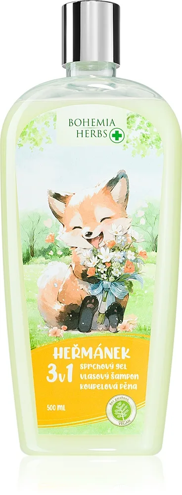 Bohemia Gifts Bohemia Herbs Chamomile Bubbelbad och duschkräm för barn 500 ml