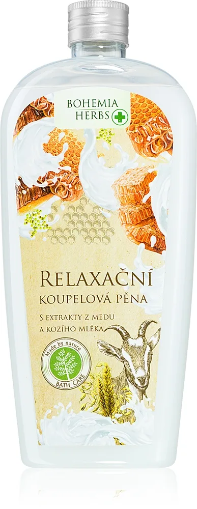 Bohemia Gifts Bohemia Herbs Honey & Goat Milk Bubbelbad 500 ml