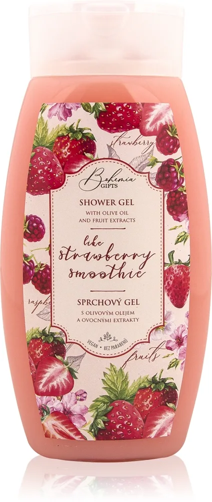 Bohemia Gifts Like Strawberry Smoothie Duschtvål 250 ml
