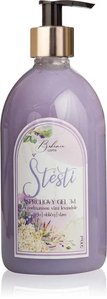 Bohemia Gifts Lavender Duschtvål 3-i-1 500 ml