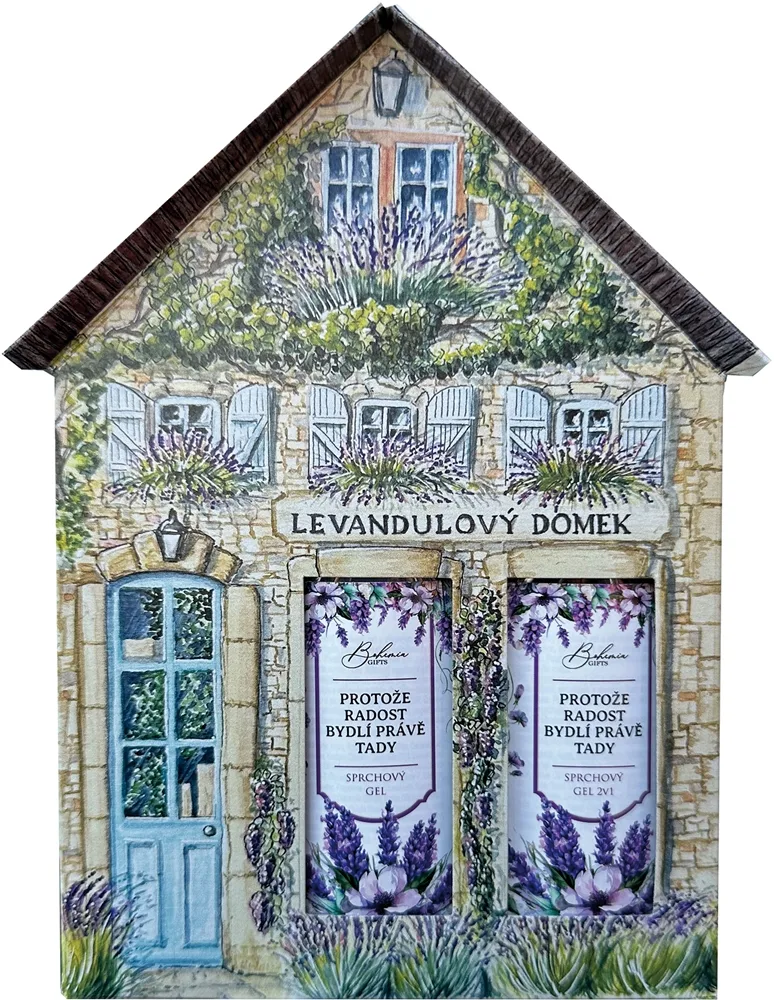 Bohemia Gifts Little House of Lavender Presentförpackning med lavendel