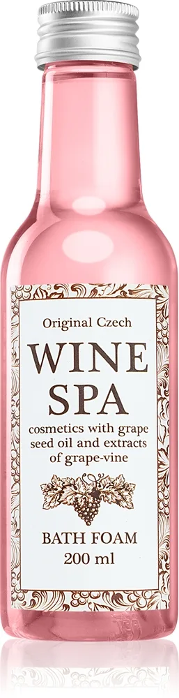 Bohemia Gifts Wine Spa Avslappnande oljeskum för bad 200 ml