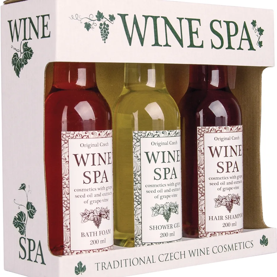 Bohemia Gifts & Cosmetics Wine Spa Presentförpackning För kvinnor