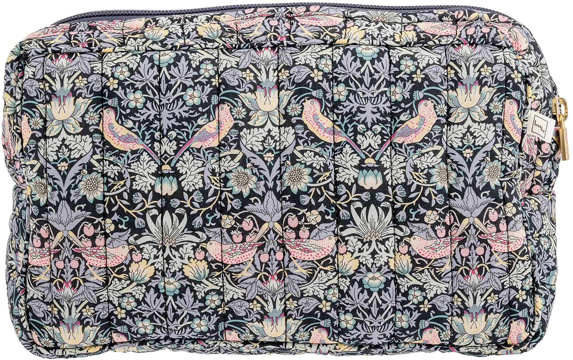 Bon Dep Pouch Small Mw Liberty Strawberry Thief Black
