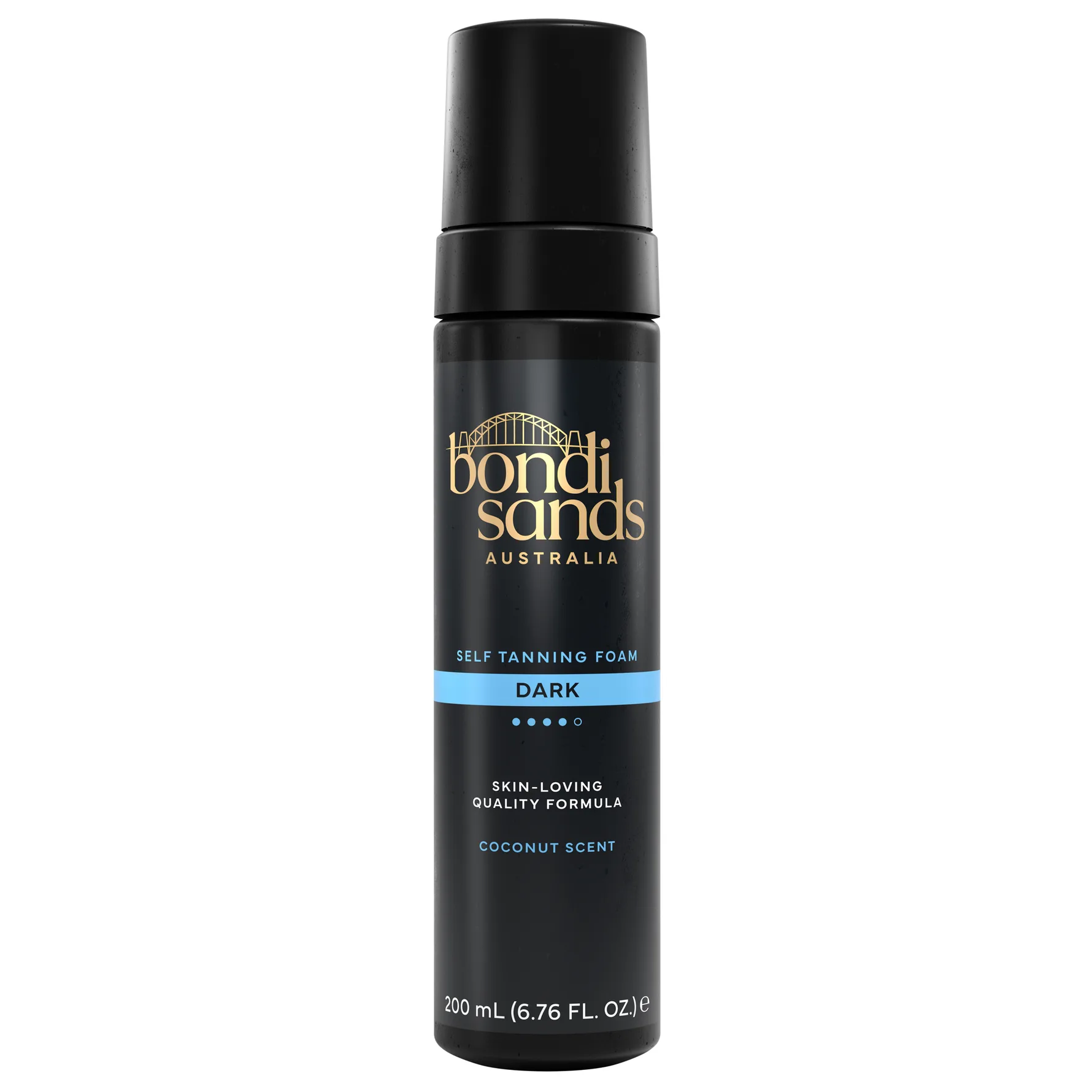 Bondi Sands Self Tanning Foam Bronzings-kropssskum för mörk hud Dark 200 ml