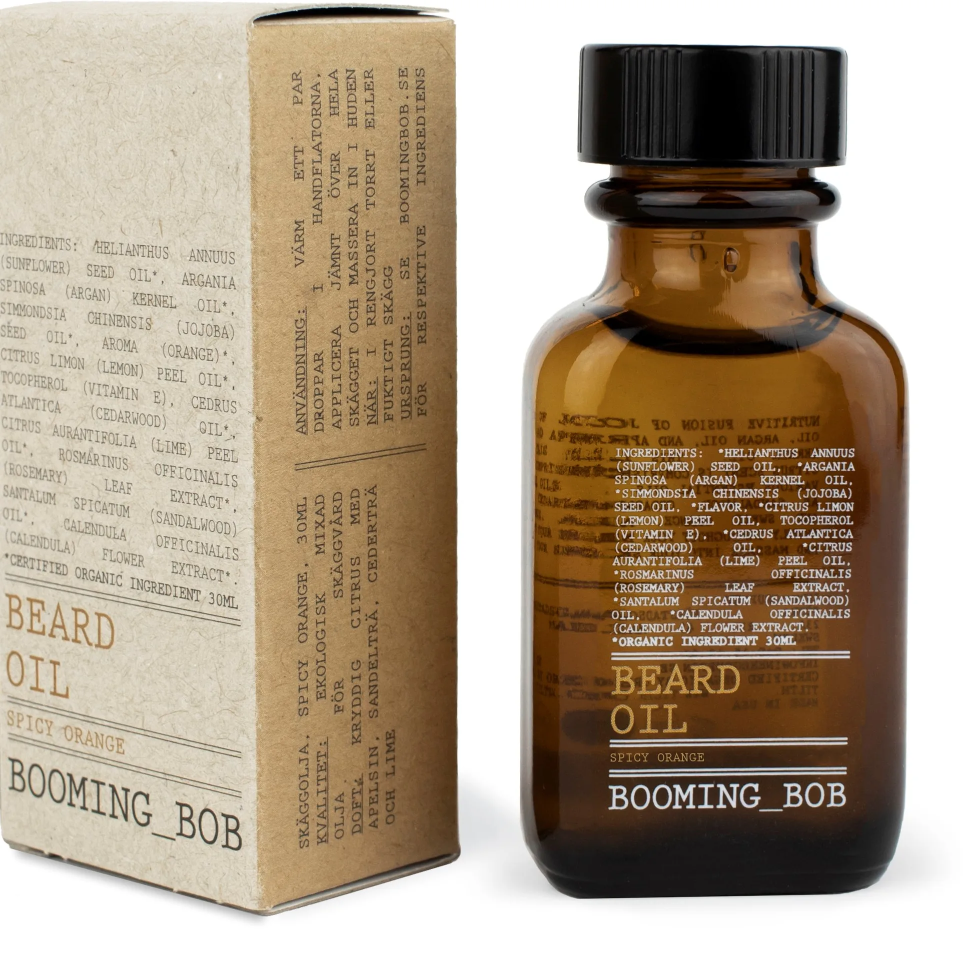 Booming Bob Beard Oil Argan Moisture & Fresh Orange 30 ml