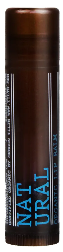 Booming Bob Organic Lip Balm Natural 4 g