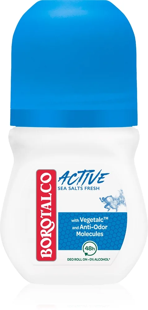 Borotalco Active Sea Salts Roll-On Deodorant Med 48 timmars effektivitet 50 ml